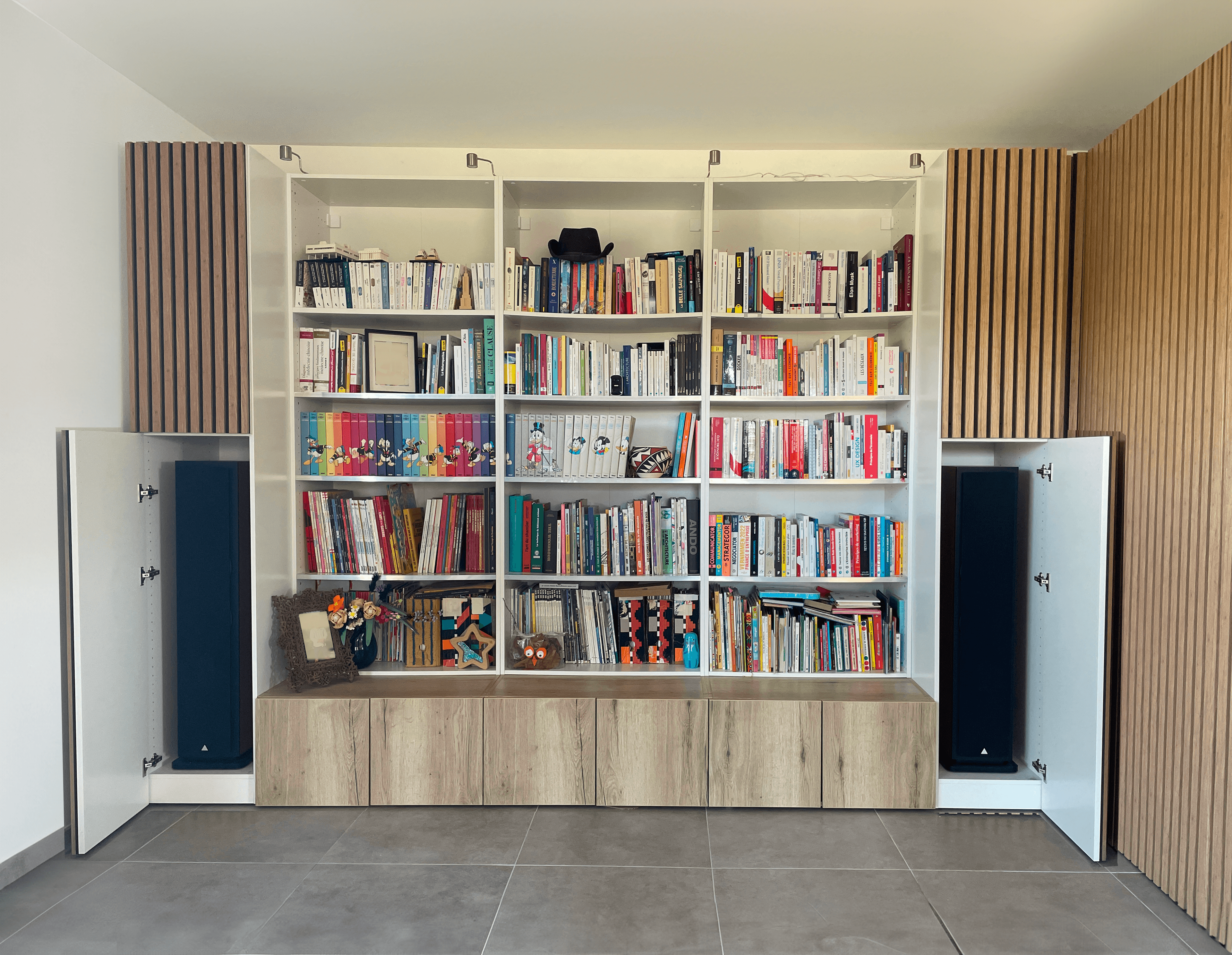 Bureau Bibliothèque - Mobilier sur mesure à Toulouse - Photo 2