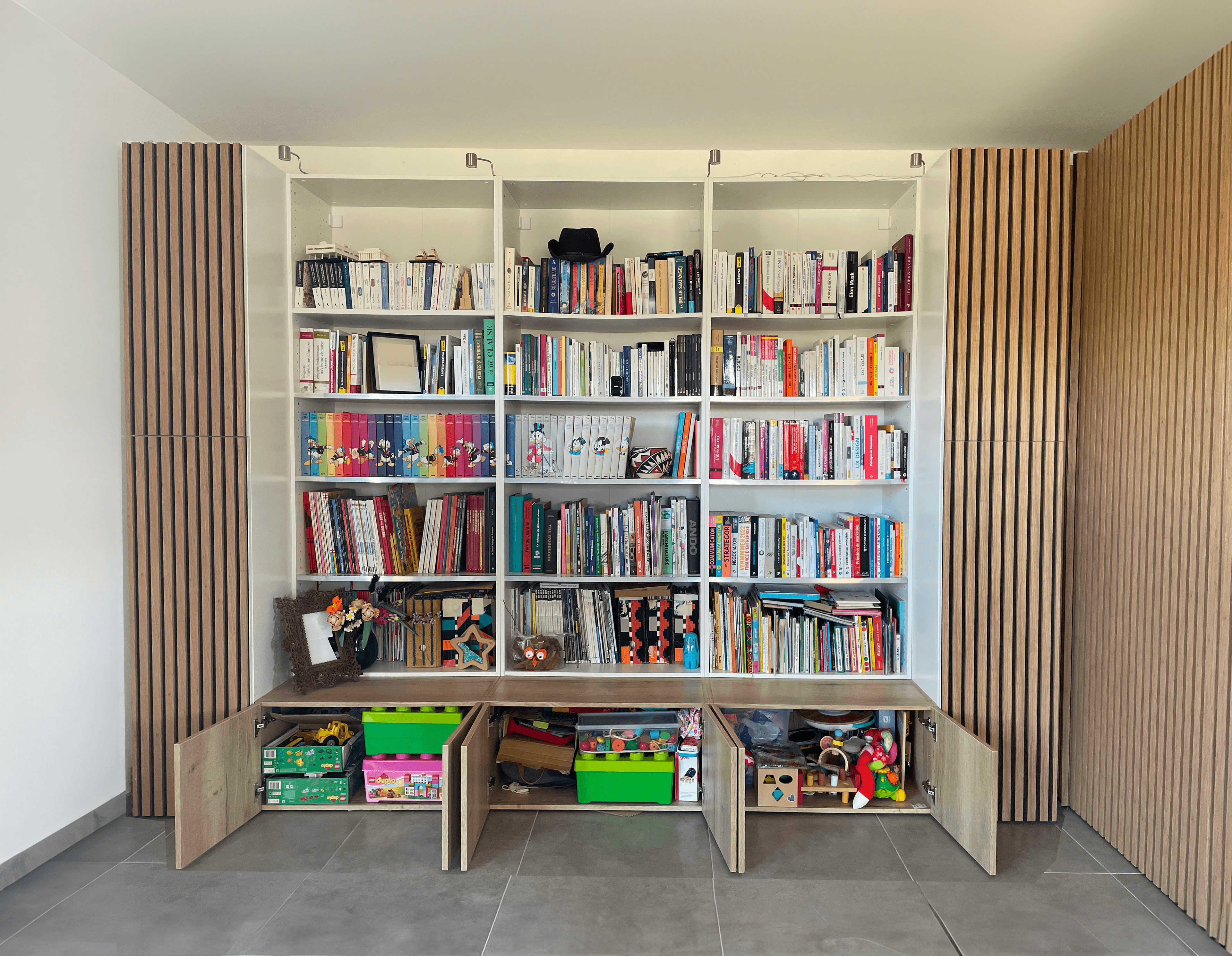 Bureau Bibliothèque - Mobilier sur mesure à Toulouse - Photo 4