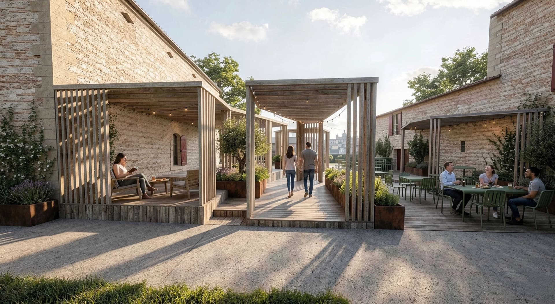 L'Oliveraie — Restaurant - Hôtellerie et restauration par LM Architectes Toulouse