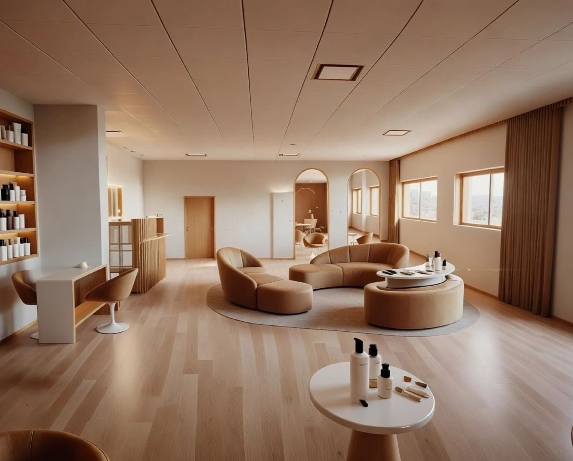 Salon de beauté - Commerces par LM Architectes Toulouse