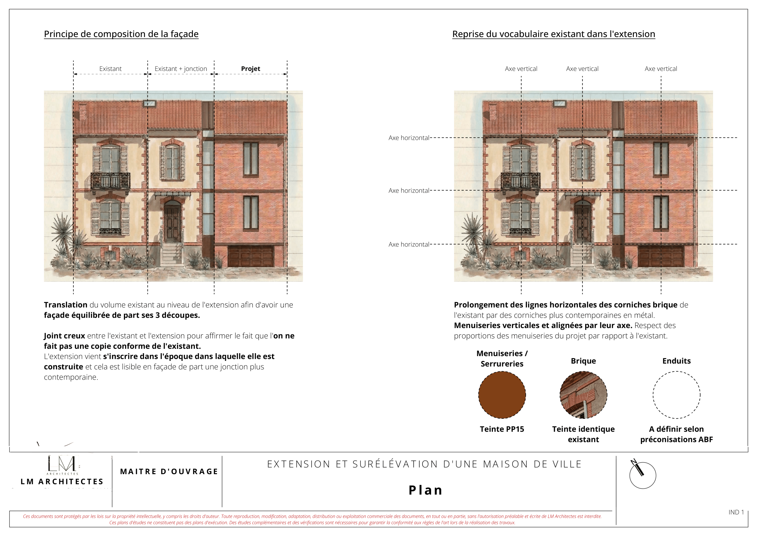 Déclaration préalable de travaux par un architecte à Toulouse